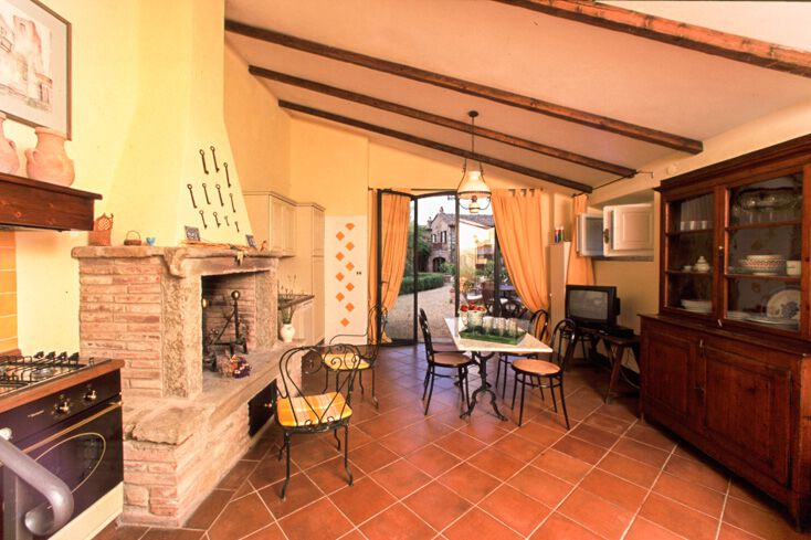 Ferienwohnung Limonaia mit Terrasse und Pool im Toskana Landgut bei Siena