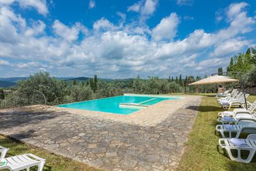 Agriturismo Casale Giglio Chianti Weingut mit Ferienwohnungen und Pool