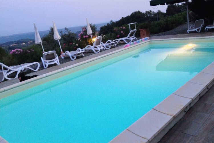 Ferienwohnung Ornellaia, Toskana, Podere Vista Mare, Meerblick und Pool