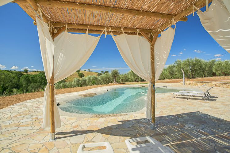 Ferienwohnung Maru Toskana Agriturismo Le Stelle mit Pool und Weingut am Meer der Maremma