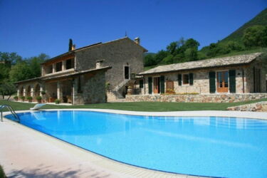 Gardasee Agriturismo Relais Ca` bel Baldo mit Pool Poolansicht