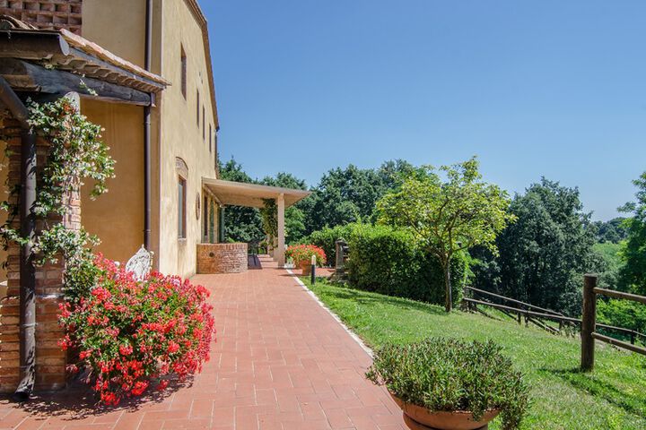 Ferienwohnung Melograno + Acacia Toskana Agriturismo Valli Ferone mit Pool und Spielplatz