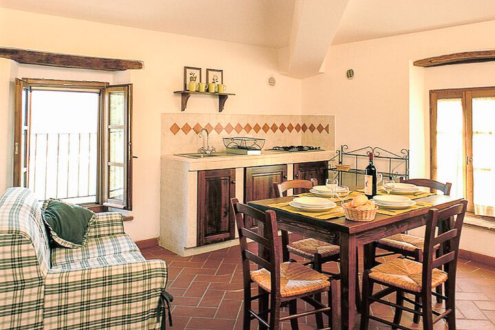 Ferienwohnung Il Pino im Agriturismo und Toskana Weingut Il Riposo am Meer in der Region der Maremma