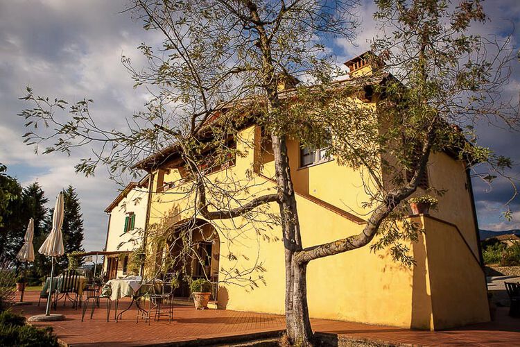 Ferienwohnung Trebbiano Toskana Weingut Agriturismo Casentino mit Pool