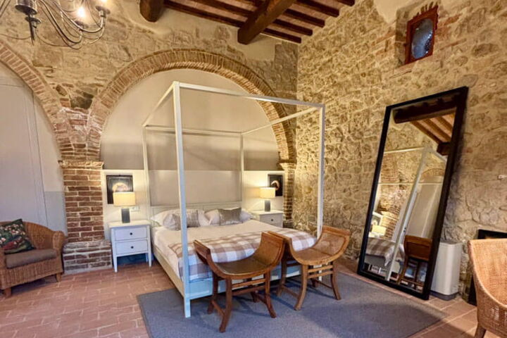 Landgut Atmosfera Doppelzimmer Deluxe Garden Nr. 13 B Bett