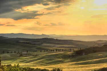 Weingut Caccia Amici mit stilvollen Toskana Ferienwohnungen und Pool