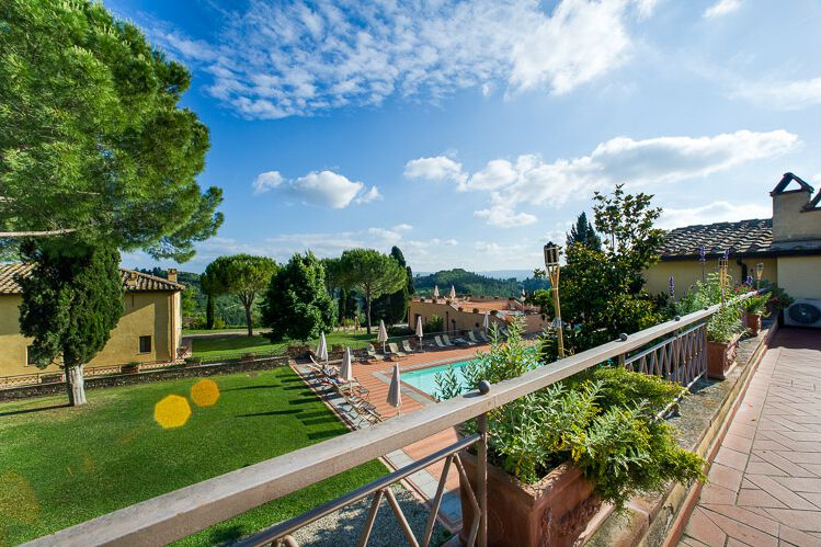 Ferienwohnung Germano Toskana Agriturismo Weingut Tenuta Sticciano mit Pool für Urlaub mit Kindern