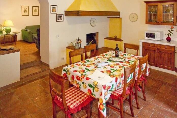 Toskana Ferienwohnung Casa Vecchia im Agriturismo I Greppi mit Pool