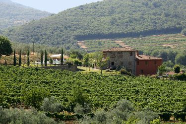 Casale Presciano Toskana Ferienwohnungen im Chianti Weingut mit Pool Ansicht 1