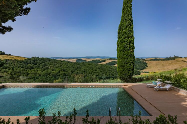 Toskana Ferienwohnung Nicchio Agriturismo Campana mit Pool und Panoramablick