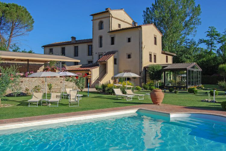 Doppelzimmer Nr. 1, Toskana, Hotel Antico Mulino, mit Pool bei San Gimignano