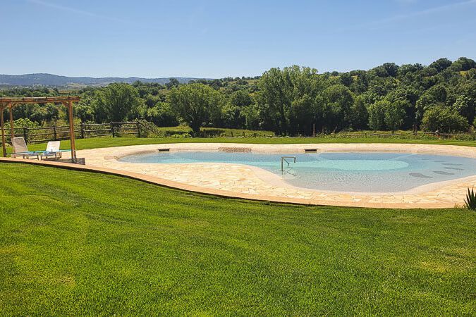 Doppelzimmer Marruca Toskana Agriturismo Le Stelle mit Pool und Weingut am Meer der Maremma