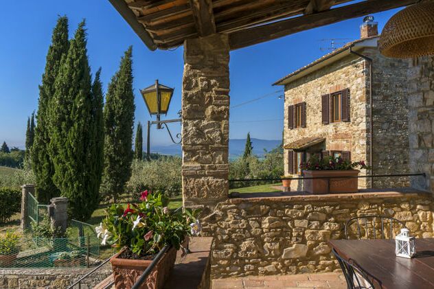 Ferienwohnung Portico Toskana Agriturismo Sasso Storico mit Pool und Frühstück