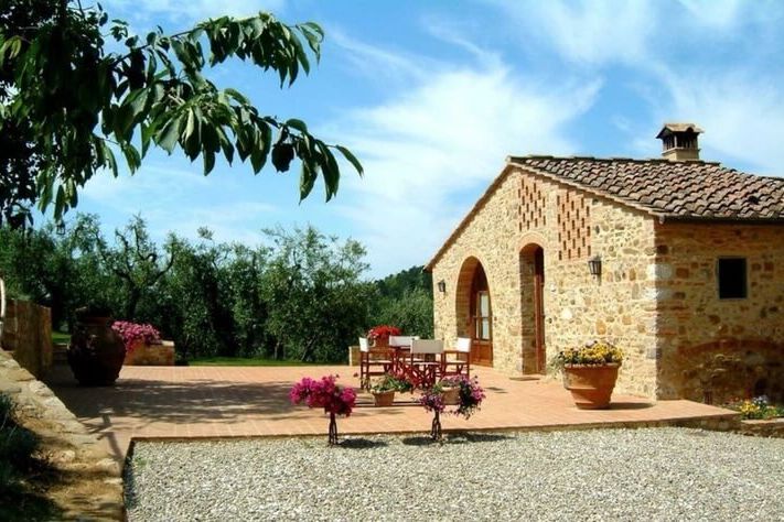 Toskana Ferienwohnung Casa di Giotto Weingut I Greppi mit Pool