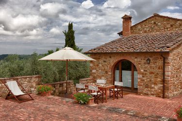 Weingut I Greppi Ferienwohnungen im Chianti mit Pool, Frühstück und Abendessen