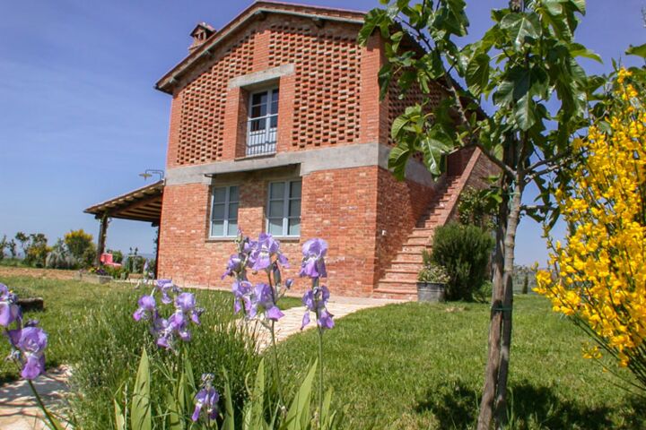 Ferienhaus Casa Aura Charmantes Toskana Einzelhaus mit Pool bei Siena Garten