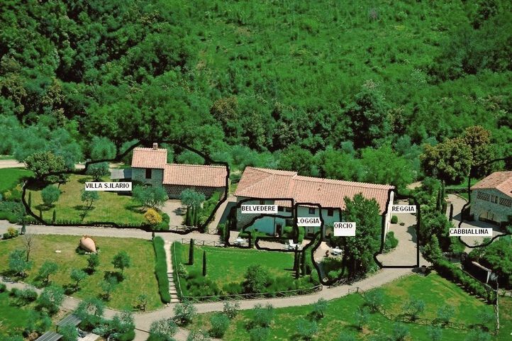 Toskana Ferienwohnung Orcio im Edel-Weingut mit Pool, Frühstück und Terrasse