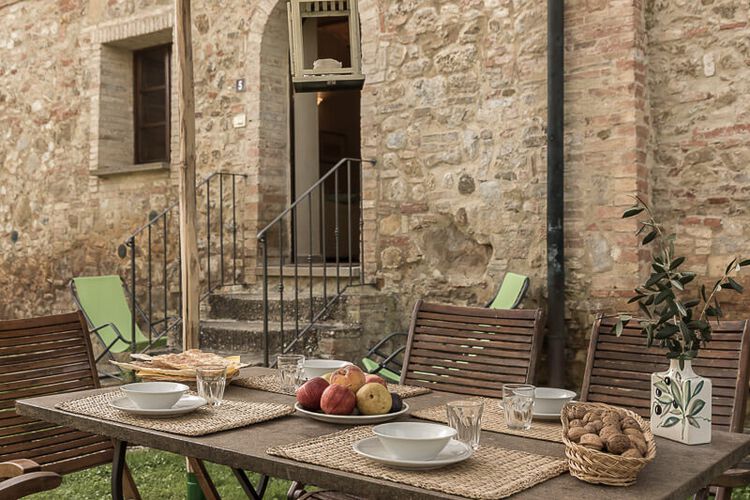 Toskana Ferienwohnung Monteriggioni im Landgut La Campagna, mit Pool, hundefreundlich