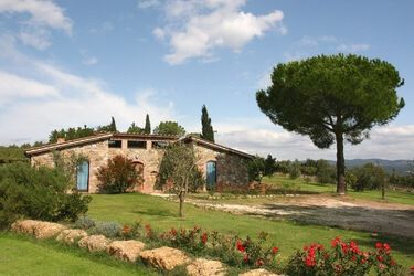 Toskana Agriturismo Weingut Il Vigneto in der Maremma mit Pool Eingang