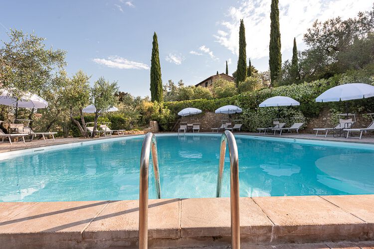 Ferienwohnung Belvedere Toskana Agriturismo Casale mit Pool am Meer der Etruskerküste