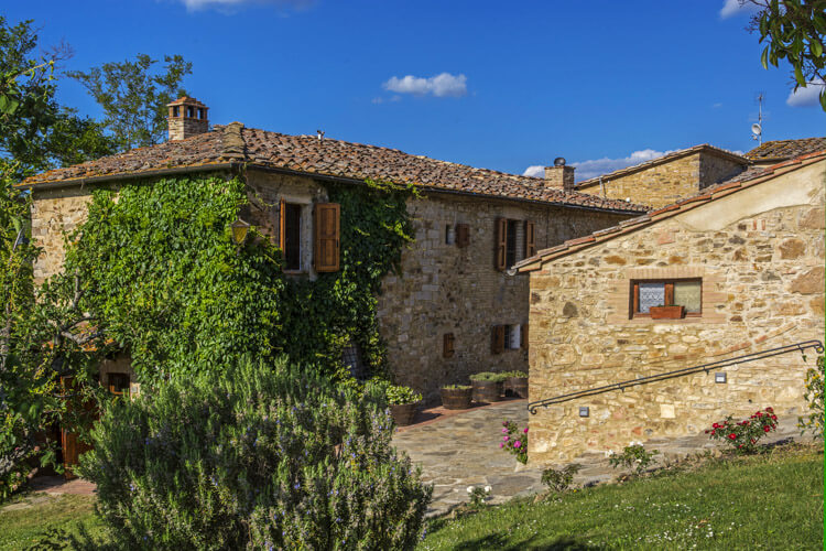 Ferienwohnung Scaletta Toskana Agriturismo Sasso Storico mit Pool und Frühstück