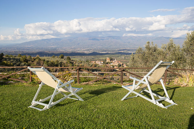 Doppelzimmer Classic Lampone Hotel Agriturismo di Sereto im Chianti mit Pool