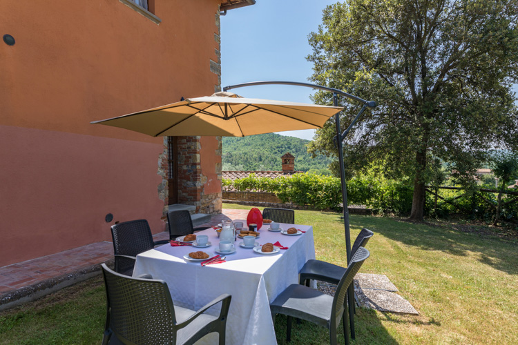 Ferienwohnung Vigneto Casale Presciano Toskana Weingut im Chianti mit Pool Garten 2
