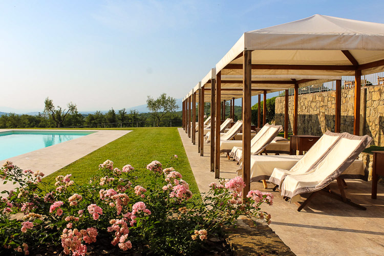 Ferienwohnung Legnaia im Toskana Weingut Alla Jesolana mit Charme, 2 Pools und Restaurant