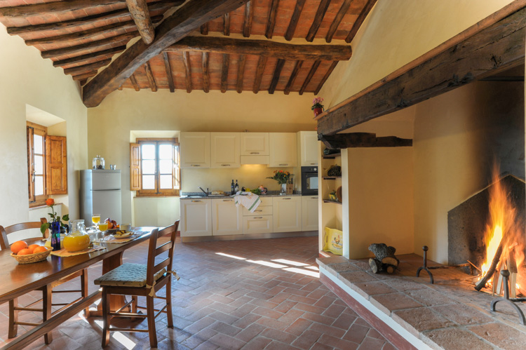 Ferienwohnung Tordo Tenuta Sticciano Toskana Weingut und Agriturismo mit Pool wohnen