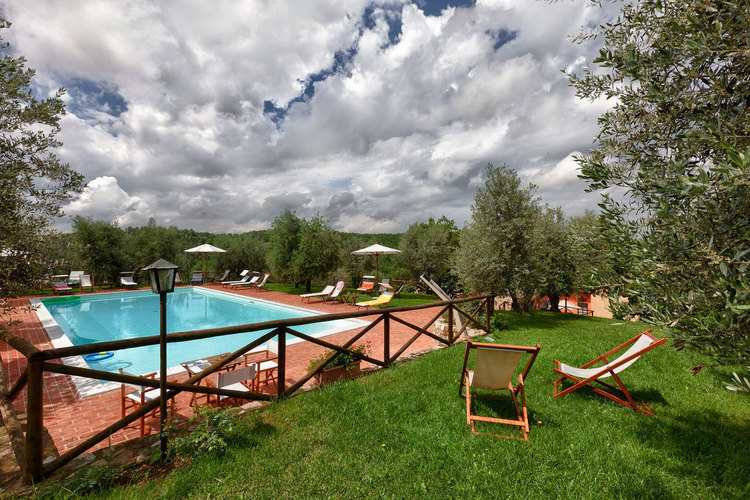 Toskana Ferienwohnung Casa Vecchia im Agriturismo I Greppi mit Pool