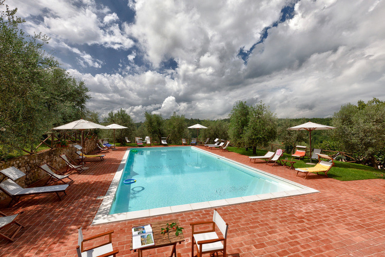 Toskana Ferienwohnung Casa Vecchia im Agriturismo I Greppi mit Pool