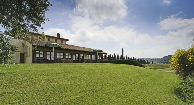 Ferienwohnung Giuggiolo im Edel-Weingut Poderenuovo mit Pool und Restaurant, Gartenbereich