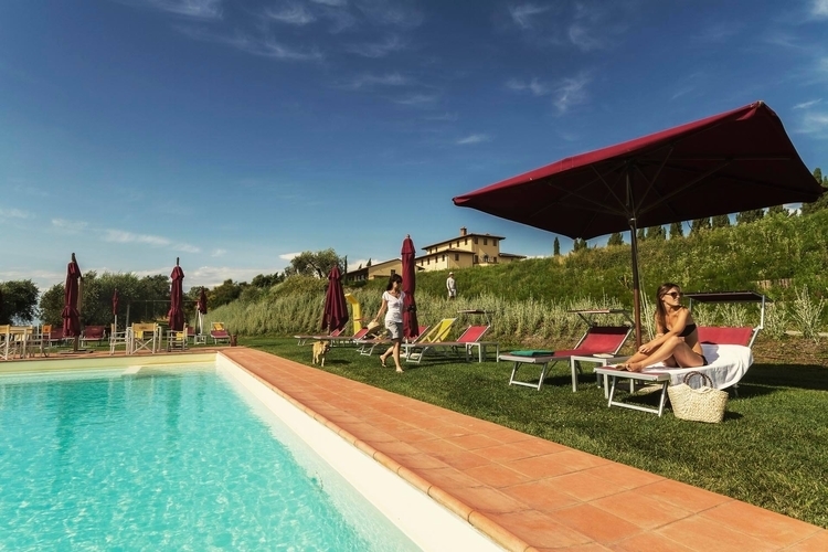 Ferienwohnung Corbezzolo Typ Casale Toskana Agriturismo Poderenuovo mit Pool