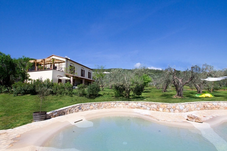 Ferienwohnung Nr. 6 Toskana Agriturismo L'Uccello Canoro mit Aussichts-Terrasse und Pool