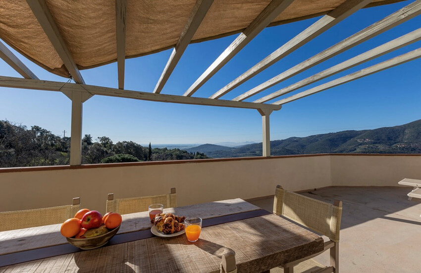 Ferienwohnung Nr. 3 Toskana Weingut Agriturismo Prata am Meer mit Pool