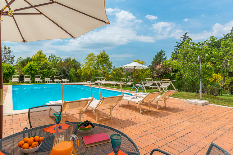 Toskana Ferienhaus Villa im Agriturismo Campana mit Privat-Pool, Urlaub mit Hund